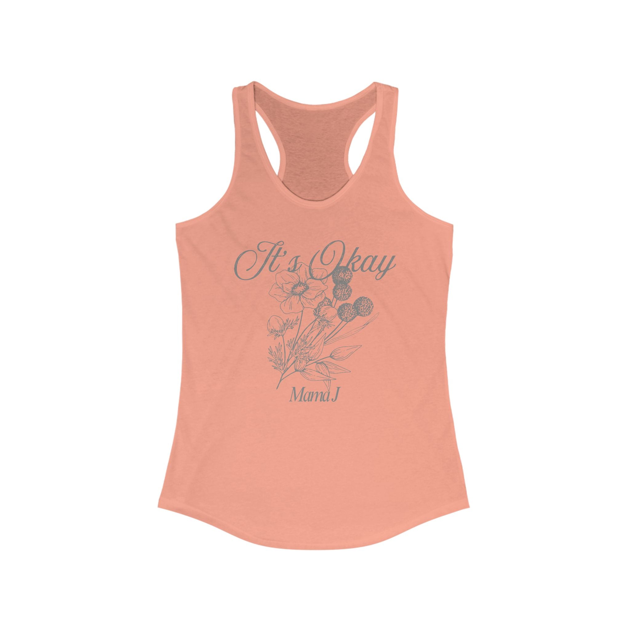 It's Okay Flower Women's Tank Top