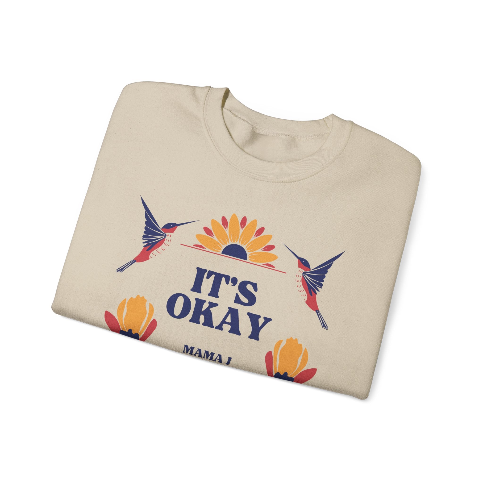 It's Okay Hummingbird Crewneck Sweater