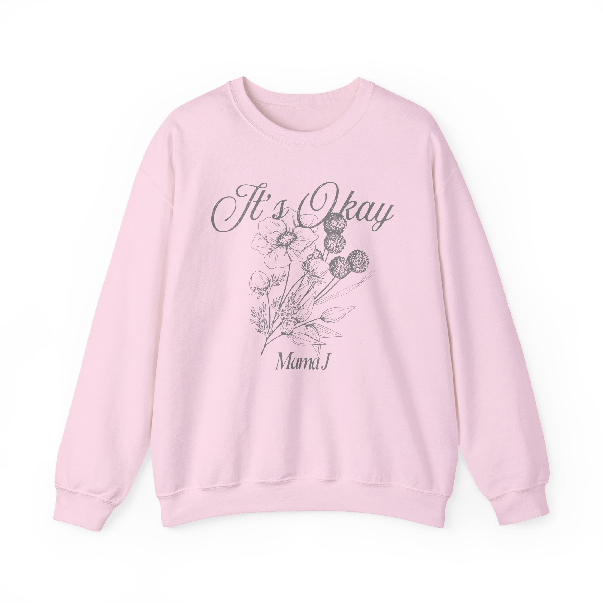 It's Okay Flower Crewneck Sweater